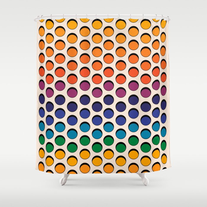 Perforated Shower Curtain Gallery Image 1