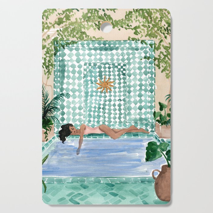 Poolside Siesta Cutting Board Gallery Image 1