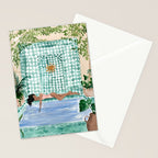 Poolside Siesta Stationery Card Gallery Image 2