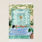 Poolside Siesta Stationery Card Gallery Image 2