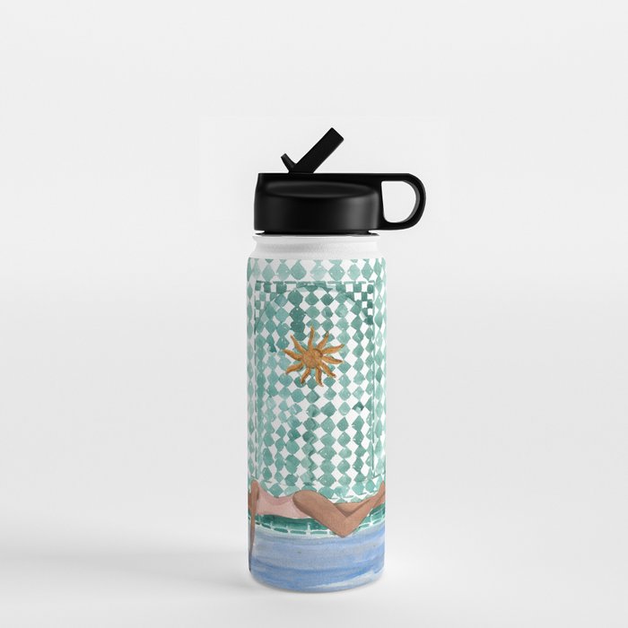 Poolside Siesta Water Bottle Gallery Image 1