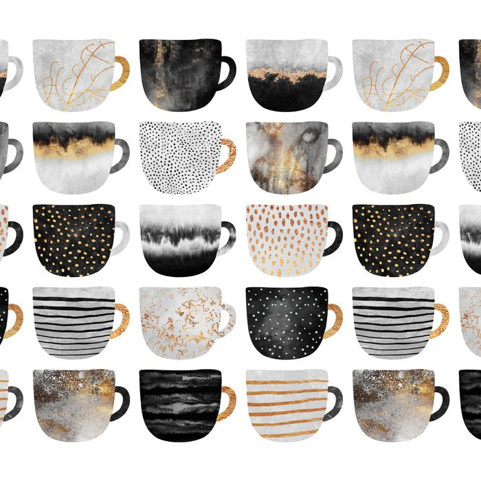 Pretty Coffe Cups 3 - White Coffee Mug Gallery Image 2