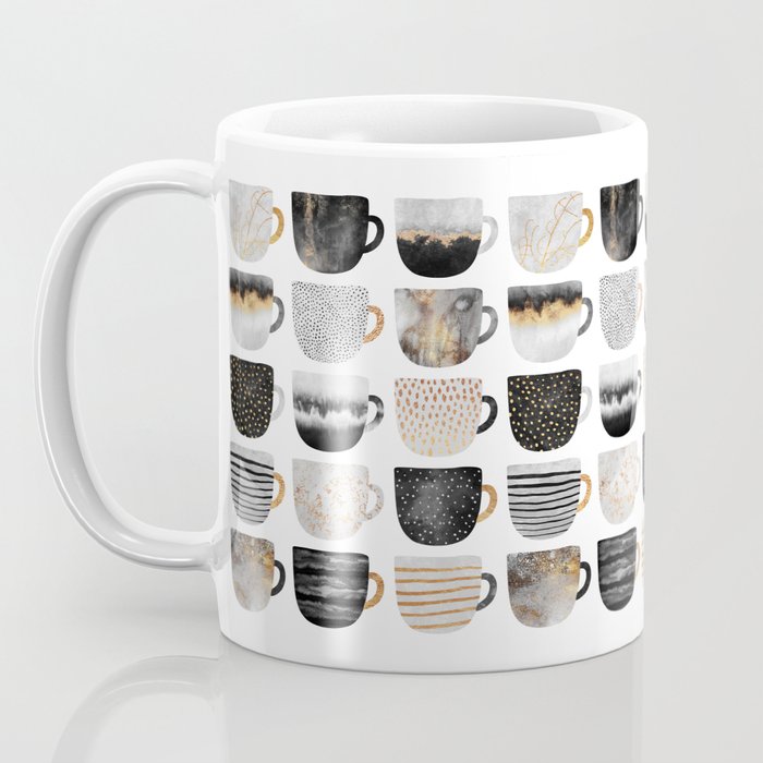 Pretty Coffe Cups 3 - White Coffee Mug Gallery Image 3