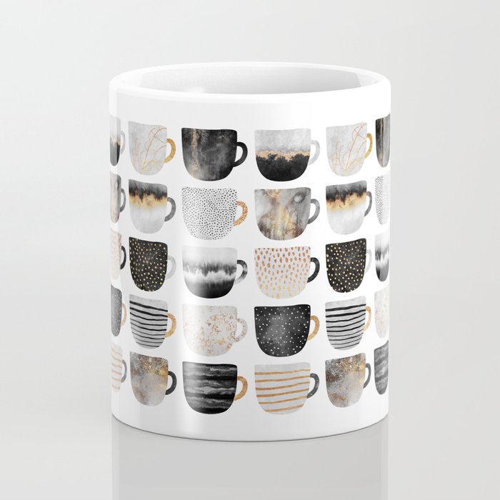 Pretty Coffe Cups 3 - White Coffee Mug Gallery Image 4