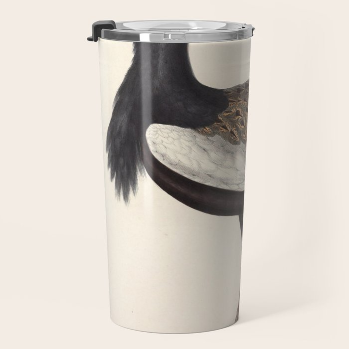 Himalayan bustard by Elizabeth Gould from "A Century of Birds from the Himalaya Mountains," 1831 Travel Mug Gallery Image 3