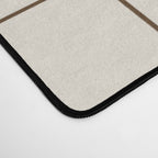 Grid (Cream/Chocolate) Desk Mat Gallery Image 4