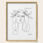 Pablo Picasso War And Peace 1952 Artwork T Shirt, Sketch Serving Tray Gallery Image 1