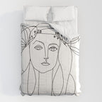Pablo Picasso War And Peace 1952 Artwork T Shirt, Sketch Comforter Gallery Image 6