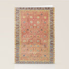 Antique Turkish Coral Koum Kapi  Stationery Card Gallery Image 2
