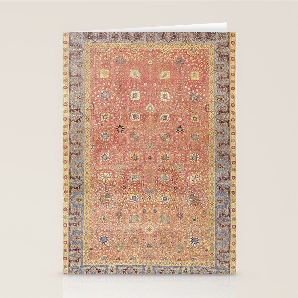 Antique Turkish Coral Koum Kapi  Stationery Card Gallery Image 1
