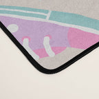 Pastel Nostalgic Doodles - Retro Teen Pattern Desk Mat Gallery Image 4