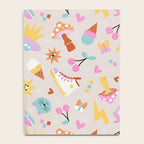 Pastel Nostalgic Doodles - Retro Teen Pattern Notebook Gallery Image 4