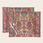Bakhtiari West Persian Carpet Print Placemat Gallery Image 1