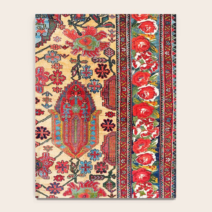 Bakhtiari West Persian Carpet Print Notebook Gallery Image 4