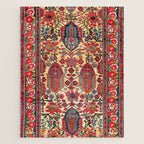 Bakhtiari West Persian Carpet Print Jigsaw Puzzle Gallery Image 1