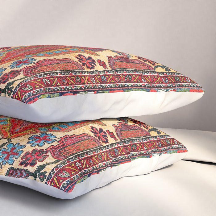 Bakhtiari West Persian Carpet Print Pillow Sham Gallery Image 3