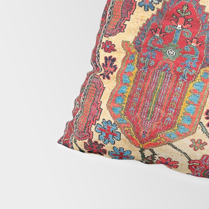 Bakhtiari West Persian Carpet Print Pillow Sham Gallery Image 4