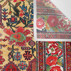 Bakhtiari West Persian Carpet Print Wall Tapestry Gallery Image 3