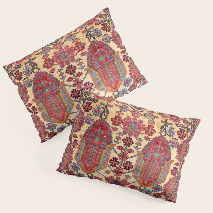 Bakhtiari West Persian Carpet Print Pillow Sham Gallery Image 3