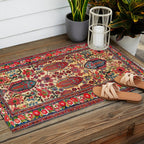 Bakhtiari West Persian Carpet Print Outdoor Rug Gallery Image 2