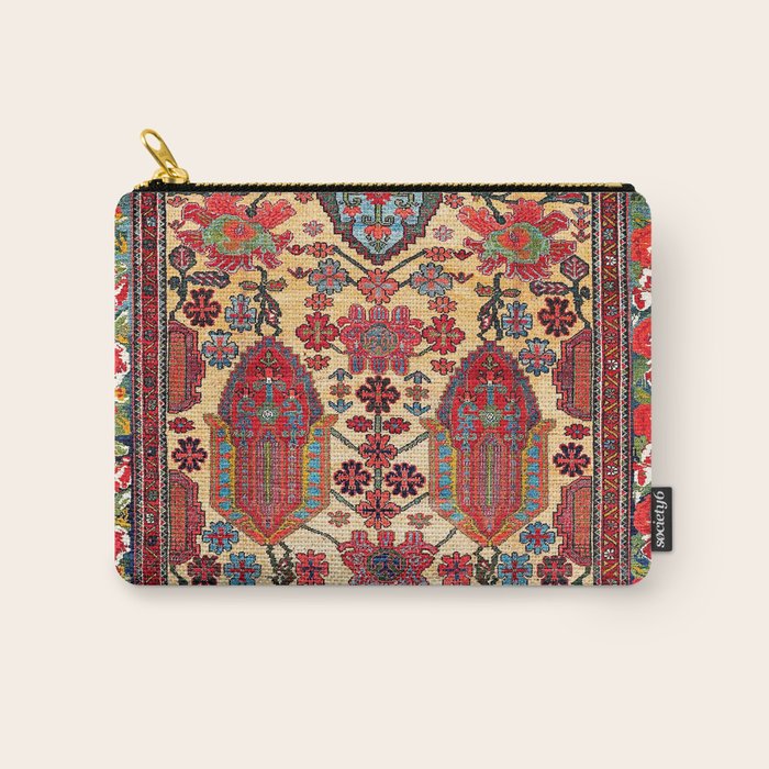 Bakhtiari West Persian Carpet Print Carry All Pouch Gallery Image 1