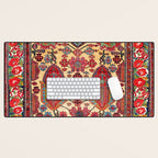 Bakhtiari West Persian Carpet Print Desk Mat Gallery Image 1