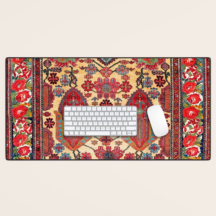 Bakhtiari West Persian Carpet Print Desk Mat Gallery Image 1