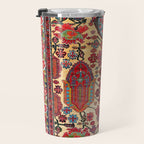 Bakhtiari West Persian Carpet Print Travel Mug Gallery Image 3