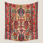 Bakhtiari West Persian Carpet Print Wall Tapestry Gallery Image 4