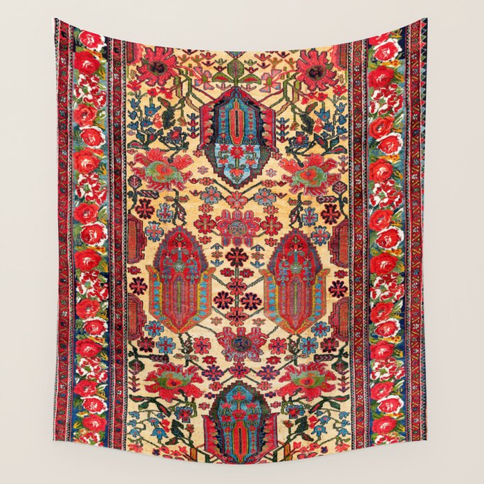 Bakhtiari West Persian Carpet Print Wall Tapestry Gallery Image 4