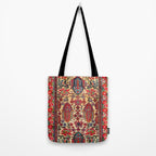 Bakhtiari West Persian Carpet Print Tote Bag Gallery Image 2