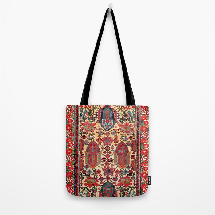 Bakhtiari West Persian Carpet Print Tote Bag Gallery Image 2