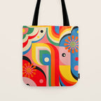 Red Tote Bag Gallery Image 1