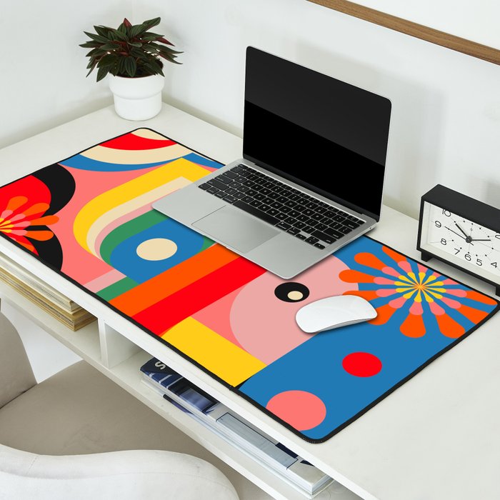 Red Desk Mat Gallery Image 2