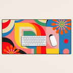 Red Desk Mat Gallery Image 1