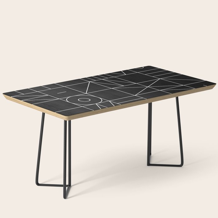 My Favorite Geometric Patterns No.9 - Black Coffee Table Gallery Image 1