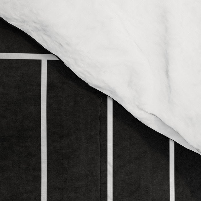 My Favorite Geometric Patterns No.9 - Black Comforter Gallery Image 4
