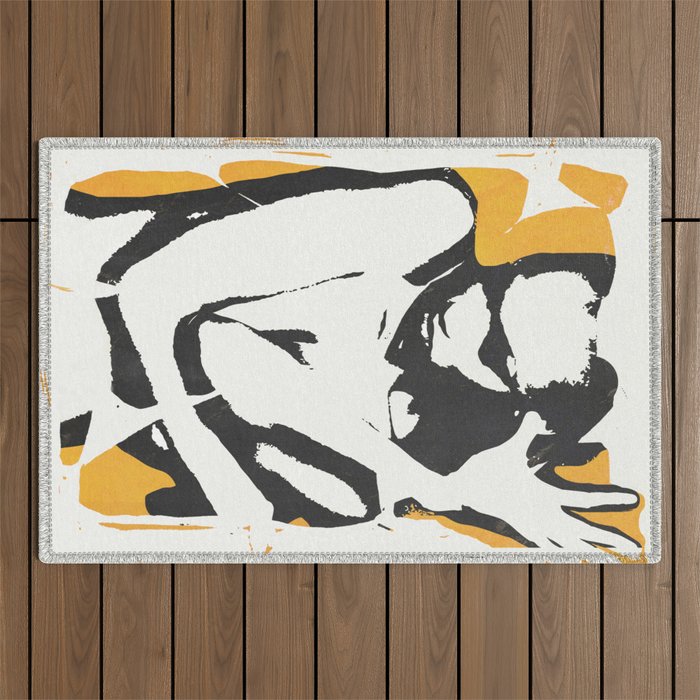 nude woman/ portrait Outdoor Rug Gallery Image 1