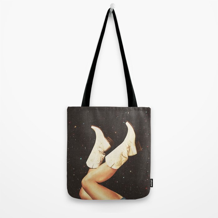 These Boots - Space & Stars Cowgirl Tote Bag Gallery Image 2