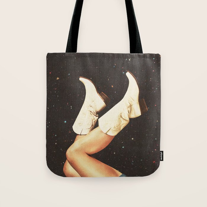 These Boots - Space & Stars Cowgirl Tote Bag Gallery Image 1