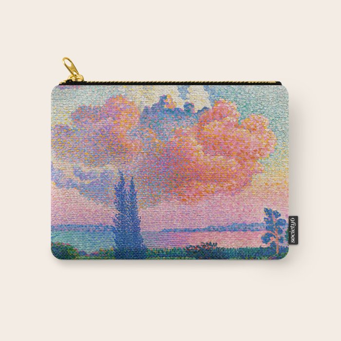 Henri Edmond Cross The Pink Cloud (1896) painting in high resolution  Carry All Pouch Gallery Image 1