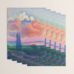 Henri Edmond Cross The Pink Cloud (1896) painting in high resolution  Wrapping Paper Gallery Image 3