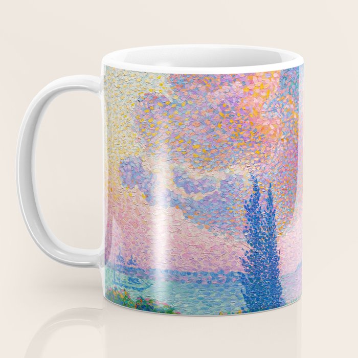 Henri Edmond Cross The Pink Cloud (1896) painting in high resolution  Coffee Mug Gallery Image 3