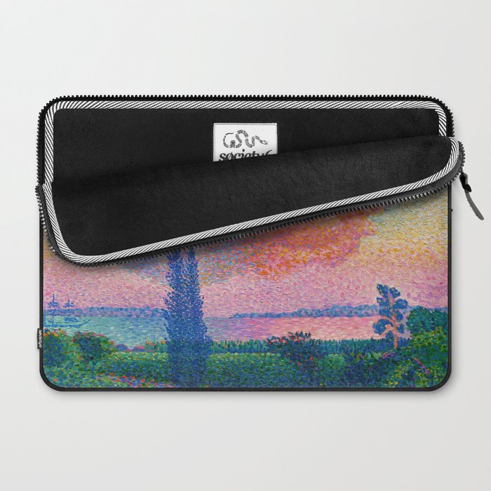 Henri Edmond Cross The Pink Cloud (1896) painting in high resolution  Laptop Sleeve Gallery Image 2