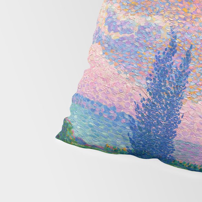 Henri Edmond Cross The Pink Cloud (1896) painting in high resolution  Pillow Sham Gallery Image 4