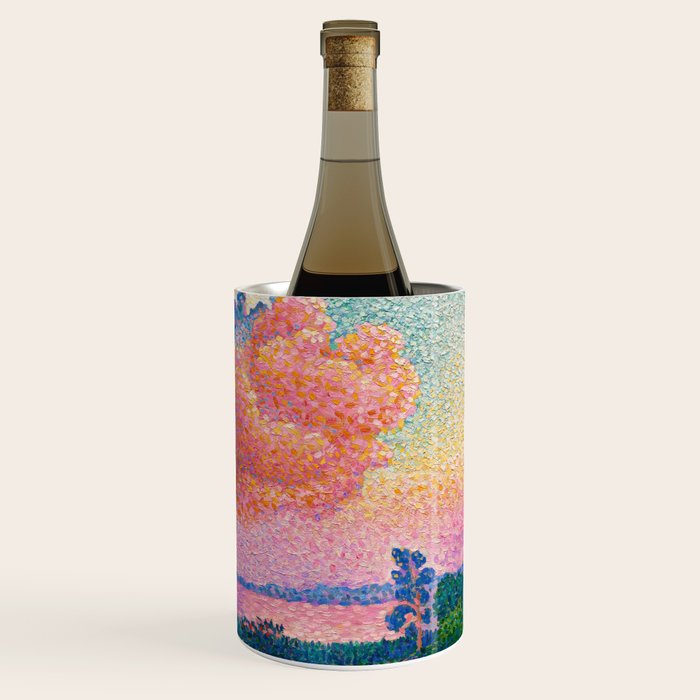 Henri Edmond Cross The Pink Cloud (1896) painting in high resolution  Wine Chiller Gallery Image 3