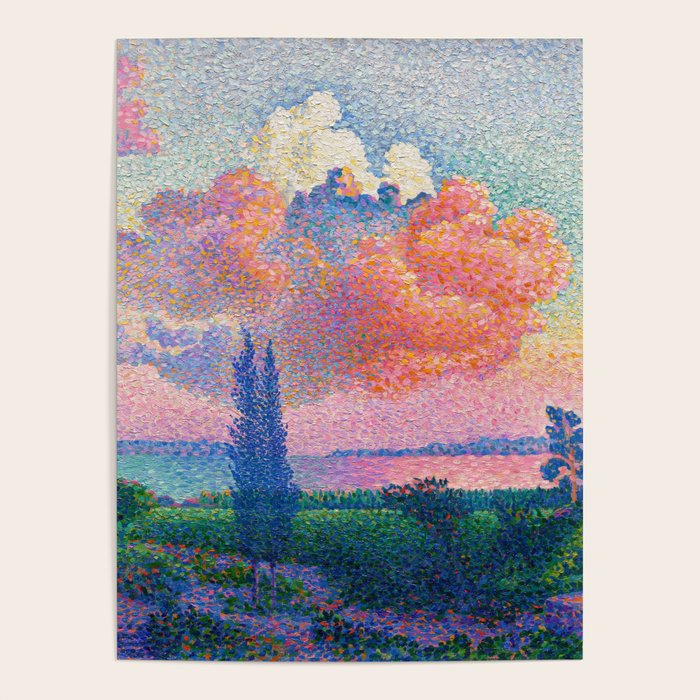 Henri Edmond Cross The Pink Cloud (1896) painting in high resolution  Poster Gallery Image 4