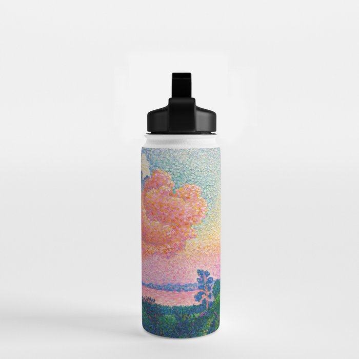 Henri Edmond Cross The Pink Cloud (1896) painting in high resolution  Water Bottle Gallery Image 2