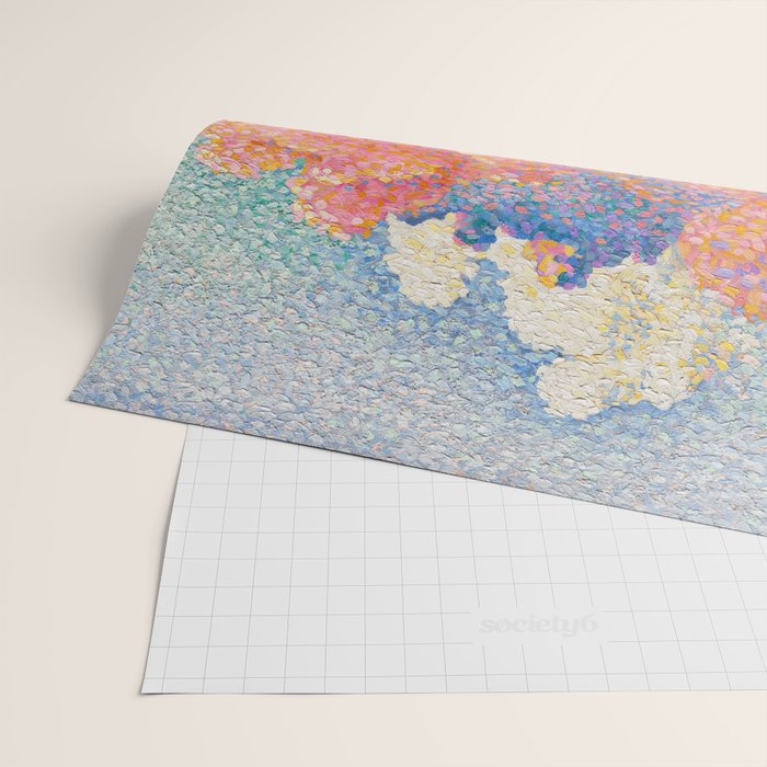 Henri Edmond Cross The Pink Cloud (1896) painting in high resolution  Wrapping Paper Gallery Image 2