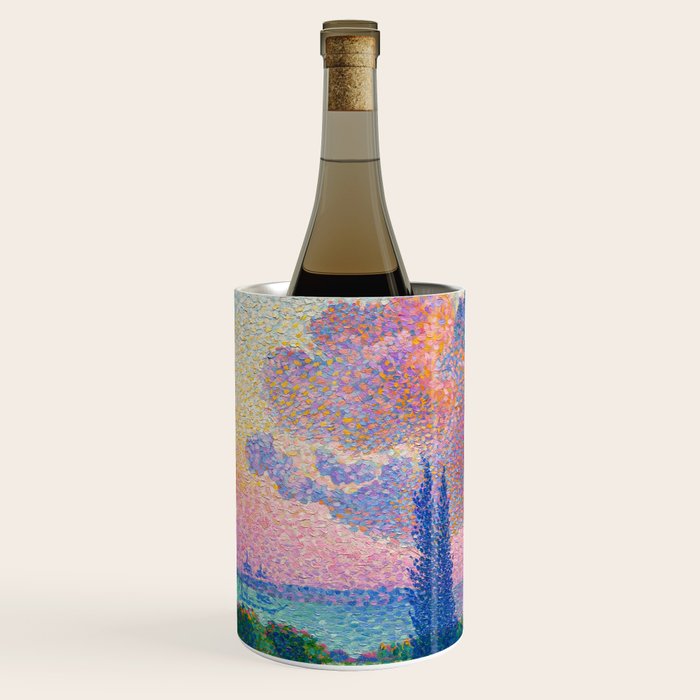 Henri Edmond Cross The Pink Cloud (1896) painting in high resolution  Wine Chiller Gallery Image 2